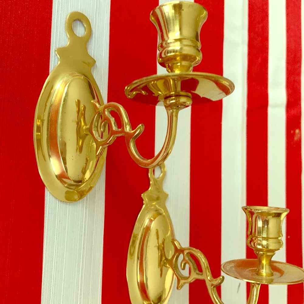 Vintage wall candle holder